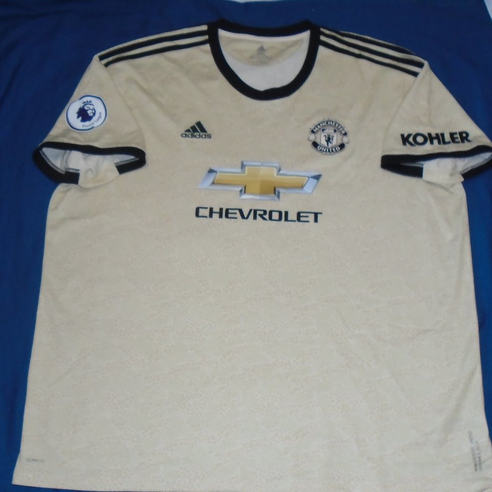 Bruno Fernandes #18 Manchester United Premier Football Club Jersey 2019 Kohler